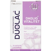 Duolac Daglig+ Vitalitet, 30 kapsler.